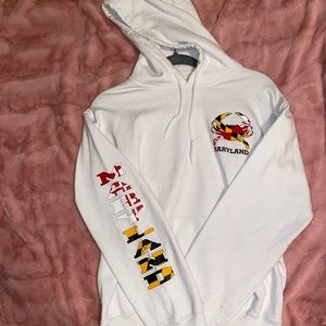 White Maryland Sweatshirt (SMALL)